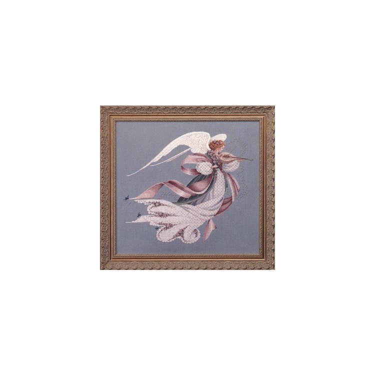 LL23 Angel of Spring // Ангел весни. Схема для вишивки хрестиком на папері Lavender &amp; Lace - 1