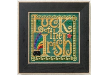 вышивка гладью MH142105 Ирландская удача. Набор для вышивки в смешанной технике Mill Hill