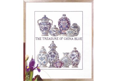  70-5482 Китайский сервиз (China Blue. Набор для вышивания крестом PERMIN