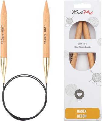 35348 Спиці кругові Basix KnitPro, 100 см, 12.00 мм - 1 35348 Спиці кругові Basix KnitPro, 100 см, 12.00 мм - 1