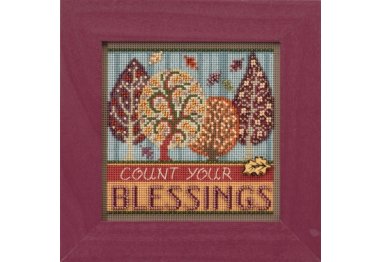вишивка гладдю MH141725 Благословення. Набір для вишивки в змішаній техніці Mill Hill