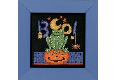 вышивка гладью DM303104 Буу Лягушка. Набор для вышивки в смешанной технике Mill Hill