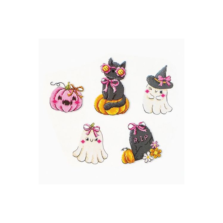 Набор для вышивки крестом L9944 Boo Crew Ornaments 5 pcs. Letistitch - 1