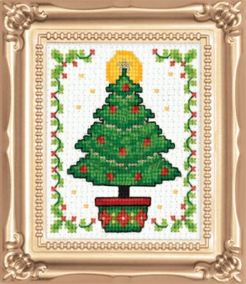 Рождественское дерево. Набор для вышивки крестом Design Works арт. dw595 - 1