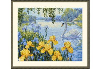  K-263 Зачарованный пруд. Набор для вышивки крестом Мережка