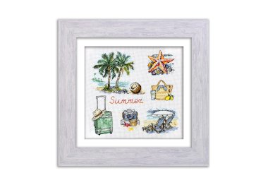 N101 Сэмплер. Лето. Набор для вышивки крестом Кольорова N101 Сэмплер. Лето. Набор для вышивки крестом Кольорова