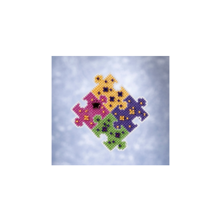MH182112 Пазл. Набір для вишивки в змішаній техниці Mill Hill - 1 MH182112 Пазл. Набір для вишивки в змішаній техниці Mill Hill - 1