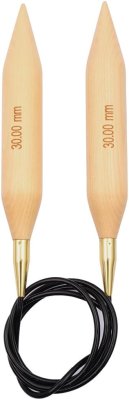 35807 Спицы круговые Jumbo Birch KnitPro, 150 см, 30.00 мм - 1 35807 Спицы круговые Jumbo Birch KnitPro, 150 см, 30.00 мм - 1