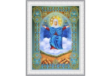  Набор для вышивки бисером Икона Божией Матери "Спорительница хлебов" Р-405 ТМ Картины бисером