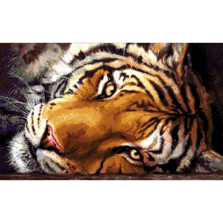 40-1288-НУ Уссурийский тигр. Набор Для вышивки бисером ТМ Токарева А. - 1
