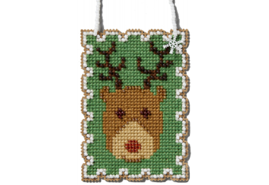 вишивка гладдю MH162432 Рудольф. Набір для вишивки в змішаній техниці Mill Hill