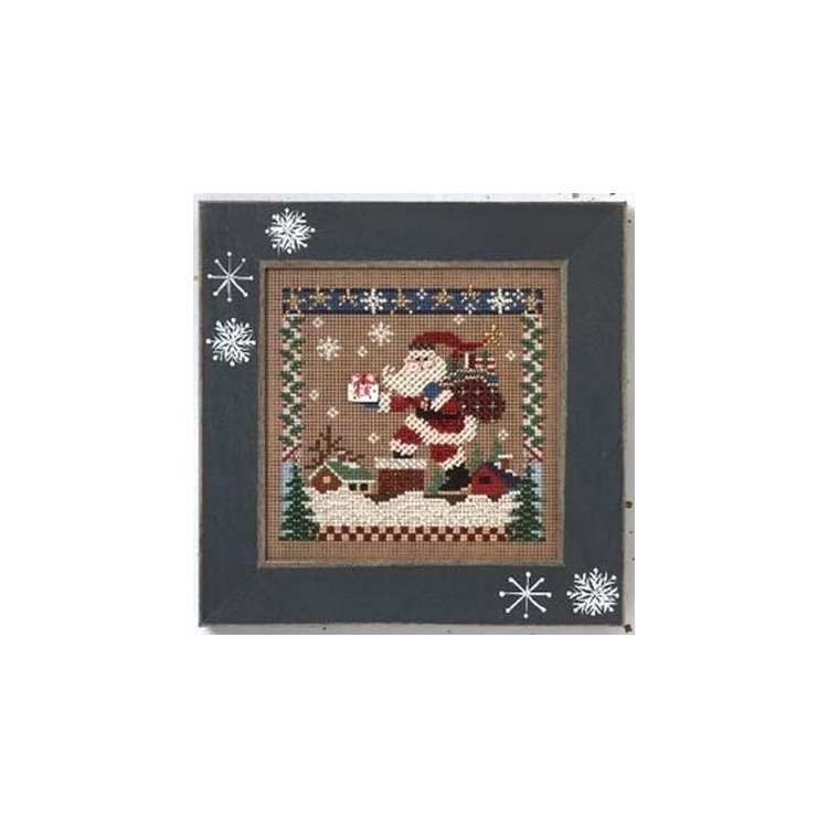 MHCB243 Санта на крыше. Набор для вышивки в смешанной технике Mill Hill - 1