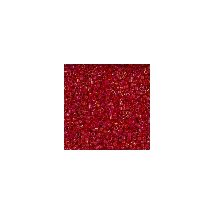 DB-214 Бісер Miyuki Delica Beads 11/0 (райдужний червоний) - 1