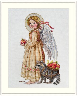 K-259B Настав час збору яблук. Набір для вишивки хрестом Мережка - 1