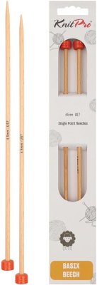 35445 Спиці прямі Basix KnitPro, 35 см, 4.50 мм - 1