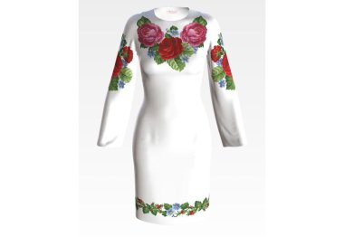  Платье женское (заготовка для вышивки) ПЛ-008