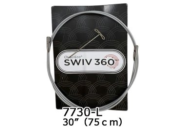  Кабель SWIV360 Silver Large 75см арт. 7730-L ChiaoGoo