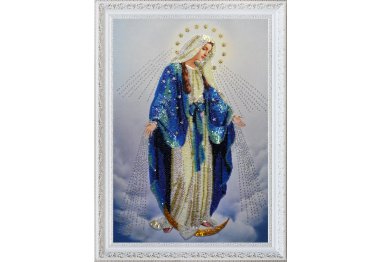  Набор для вышивки бисером Икона "Пресвятая Дева Мария" P-283 ТМ Картины бисером