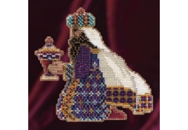 вышивка гладью MH191303 Мельхиор. Набор для вышивки в смешанной технике Mill Hill