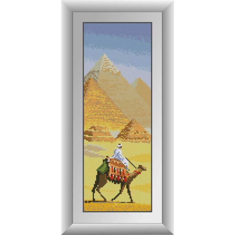 30664 Египетские пирамиды. Набор для рисования камнями Dreamart - 1
