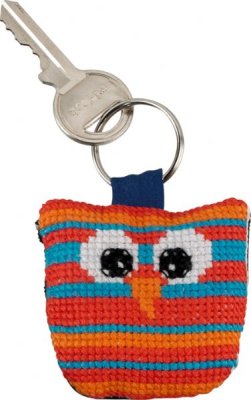 11-6112 Брелок Сова. Набор для вышивания крестом PERMIN - 1