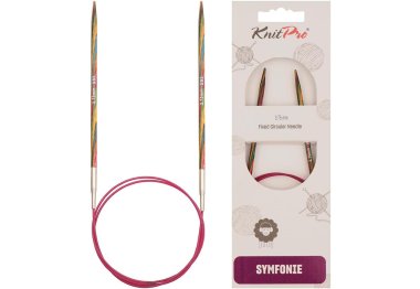 спиці для в'язання 21351 Спиці кругові Symfonie Wood KnitPro, 100 см, 3.75 мм