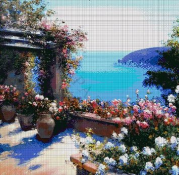 50-3968-НС Солнечный берег. Набор Для вышивки бисером ТМ Токарева А. - 1