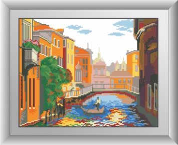 30513 Канал в Венеции. Набор для рисования камнями - 1