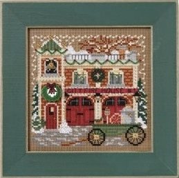 MH149305 Пожарная часть. Набор для вышивки в смешанной технике Mill Hill - 1