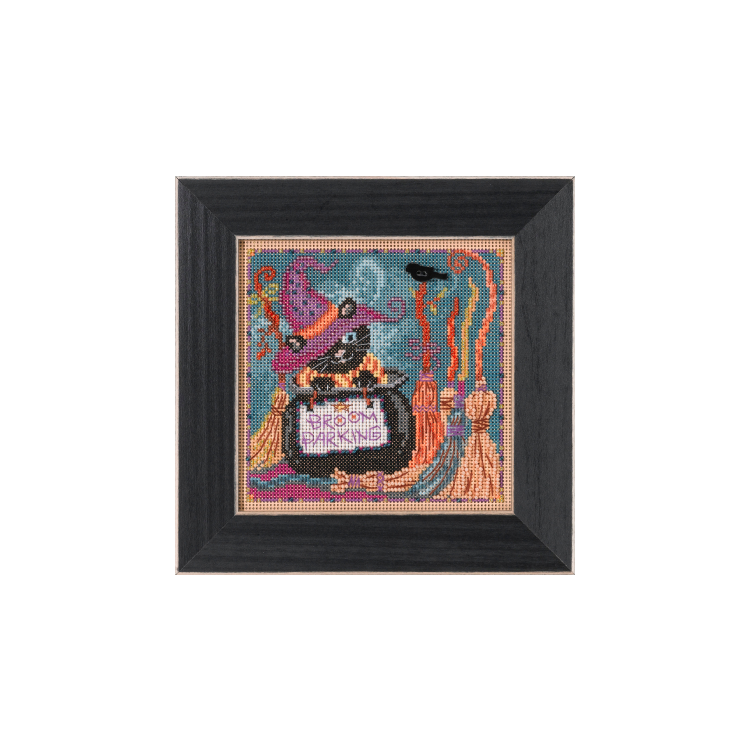 MH142224 Стоянка для мітли. Набір для вишивки в змішаній техниці Mill Hill - 1