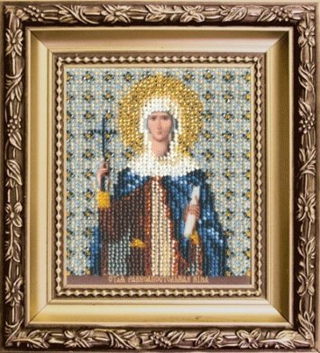 Б-1144 Икона святая равноапостольная Нина Набор для вышивки бисером - 1