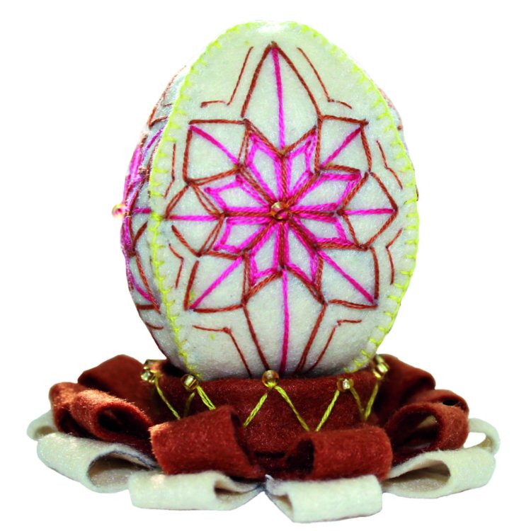 Набір іграшка з фетру Великоднє яйце У-198 Чарівна мить - 1