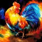 48-2829-НО Огненный петух. Набор Для вышивки бисером ТМ Токарева А. - 1