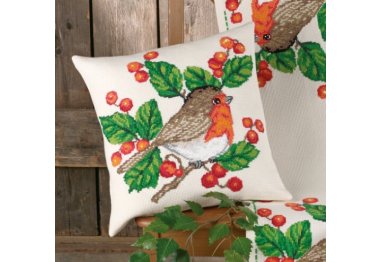  83-6420 Робін (Robins. Набір для вишивання хрестом PERMIN