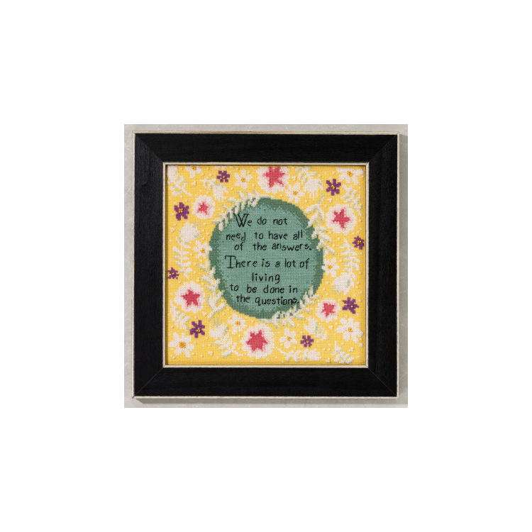 CG302212 Жить вопросами. Набор для вышивки в смешанной технике Mill Hill - 1