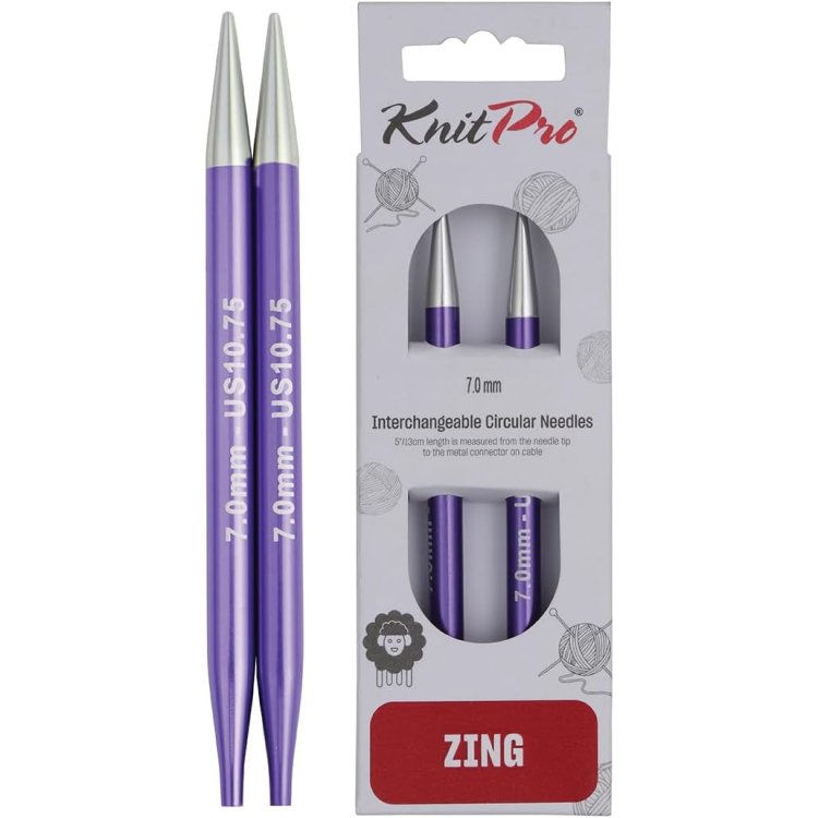 47509 Спиці знімні Zing KnitPro, 7.00 мм - 1 47509 Спиці знімні Zing KnitPro, 7.00 мм - 1