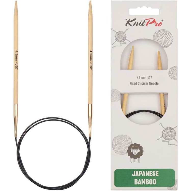 22228 Спиці кругові Bamboo KnitPro, 60 см, 4.50 мм - 1