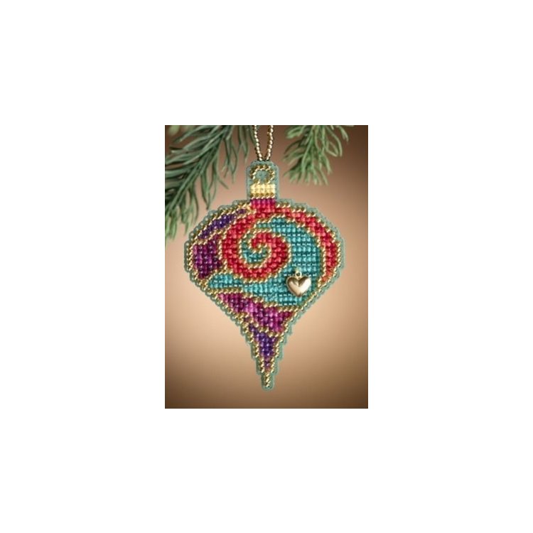 MH161304 Гранатовая спираль. Набор для вышивки в смешанной технике Mill Hill - 1