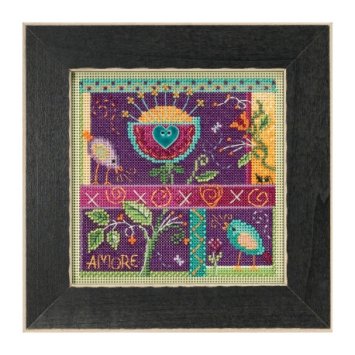 MH141814 Это любовь. Набор для вышивки в смешанной технике Mill Hill - 1