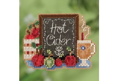 вышивка гладью MH181826 Горячий сидр. Набор для вышивки в смешанной технике Mill Hill