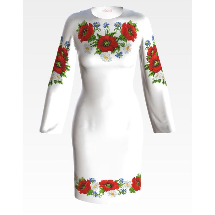 Платье женское (заготовка для вышивки) ПЛ-001 - 1