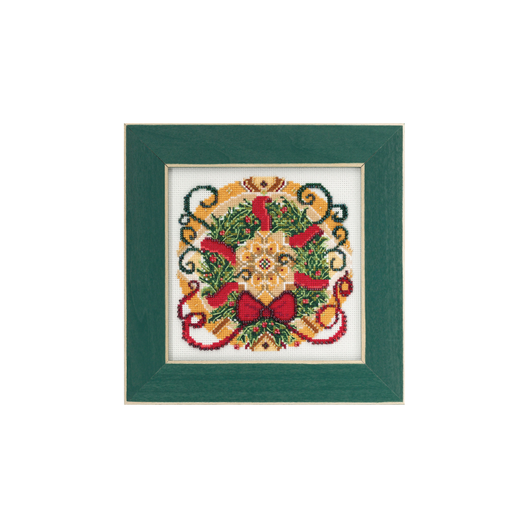 MH172114 Зимова мандала. Набір для вишивки в змішаній техниці Mill Hill - 1