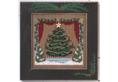 вишивка гладдю MHCB246 Розкішна ялинка. Набір для вишивки в змішаній техніці Mill Hill вишивка гладдю MHCB246 Розкішна ялинка. Набір для вишивки в змішаній техніці Mill Hill
