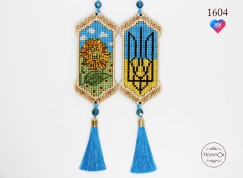 1604 Слава Україні. Набір для вишивки хрестиком Фрузелок - 1