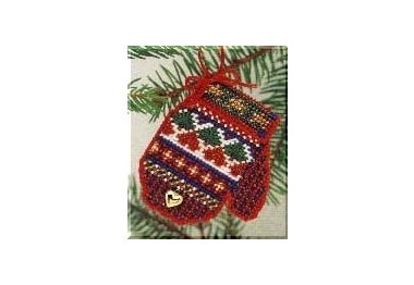 вишивка гладдю MHCM10 Рукавичка. Набір для вишивки в змішаній техніці Mill Hill вишивка гладдю MHCM10 Рукавичка. Набір для вишивки в змішаній техніці Mill Hill