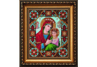 наборы для вышивания бисером Б-1233 Икона Неустанная Помощь Набор для вышивки бисером