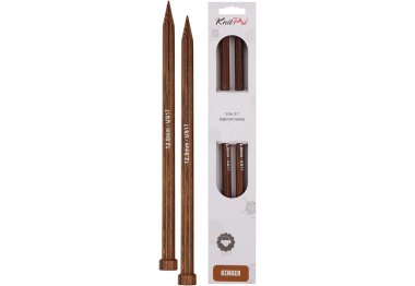  31175 Спиці прямі Ginger KnitPro, 30 см, 12.00 мм
