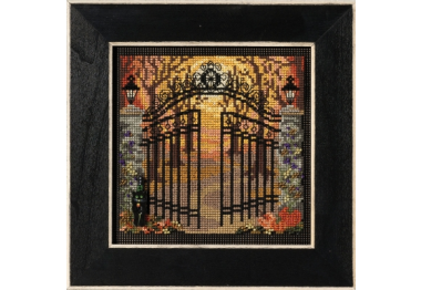 вышивка гладью MH142123 Жуткие ворота. Набор для вышивки в смешанной технике Mill Hill