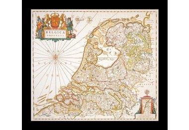  1073 Dutch Antique Map Linen. Набор для вышивки крестом Thea Gouverneur
