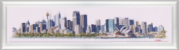 568 Skyline Sydney Linen. Набір для вишивки хрестом Thea Gouverneur - 1